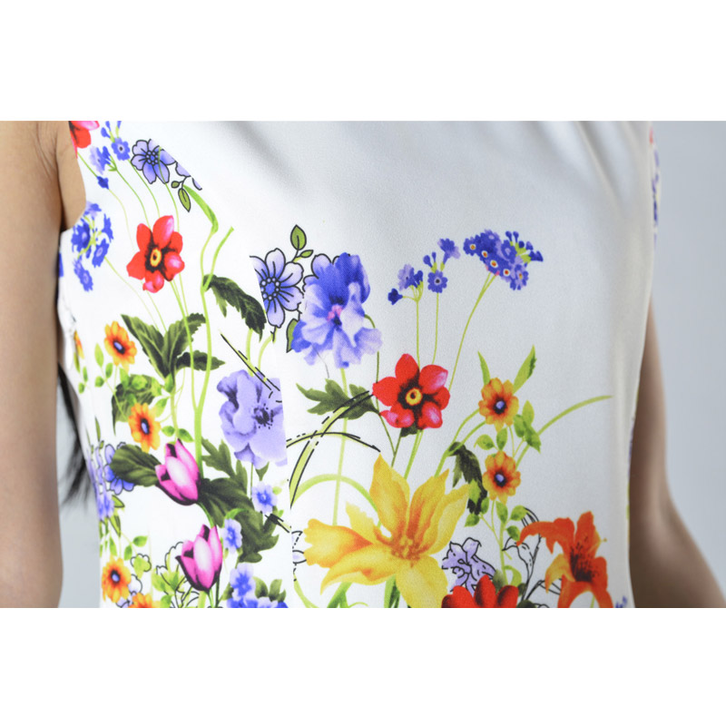 SY002印花車(chē)花連衣裙 SY002印花車(chē)花連衣裙