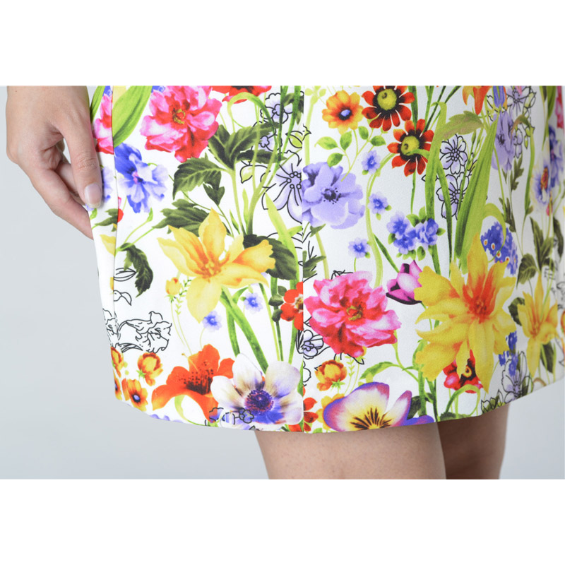 SY002印花車(chē)花連衣裙 SY002印花車(chē)花連衣裙