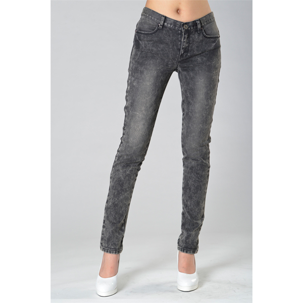 SY010噴沙洗水牛仔長褲正面效果 SY010噴沙洗水牛仔長褲正面效果